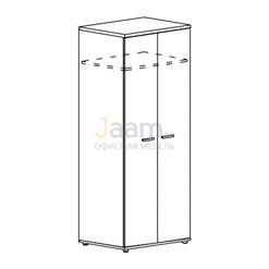 Мебель для персонала Шкаф для одежды глубокий 9311 БП