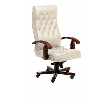 Кресло для руководителя DARWIN A кожа+кож.зам.