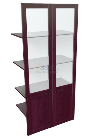 Кабинет руководителя Наполнение двустворчатого шкафа со стеклом 22 551