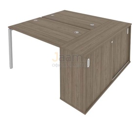 Мебель для персонала Рабочая станция с опорным шкафом-купе Б.РС-СШК-1.2