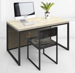 Мебель для персонала Стол рабочий с панелью METALFRAME OAK