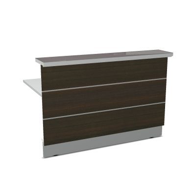 Модуль ресепшн для прямого угла правый Valde LAP23L 2290x917x1105 (Каштан)