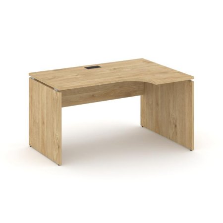 Стол рабочий эргономичный SN-D.SPA-012(R) (1580х700/980х750) (Тиквуд Светлый)