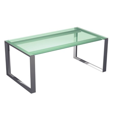 Стол руководителя ноги - хром стекло X7 X7S71 C 2000x1000x720 (СтеклоСерый)