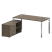 Стол для руководителя с тумбой левый БГ.СРТ-4.8 (L) 1700x1620x750