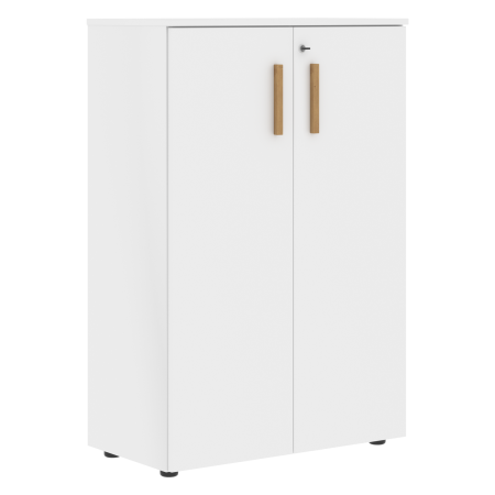 Шкаф с глухими средними дверьми Forta FMC 80.1(Z) 798x404x1197 (Белый премиум)