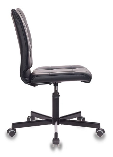 Кресло CH-330M черный Leather Black эко.кожа крестов. металл черный