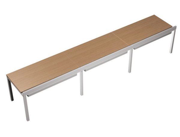 Рабочая станция с Prosystem Profiquadro КВ 0109-3 БВ 4800x800x750 (Белый премиум / Вишня скандинавскаяСерый)