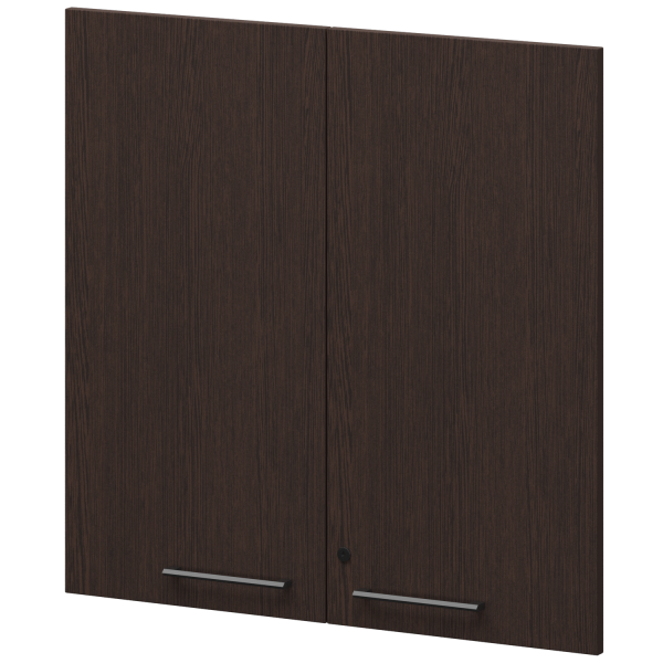 Фасады верхние Кортез KZF-28V 784x18x780 (Дуб венге/Графит)