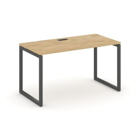Стол письменный SN-4O.SP-014 (1580х700х750) (Тиквуд Светлый/Металл Антрацит)