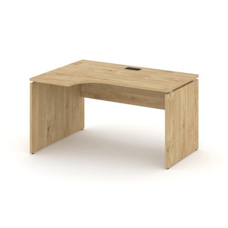 Стол рабочий эргономичный SN-D.SPA-012(L) (1580х700/980х750) (Тиквуд Светлый)