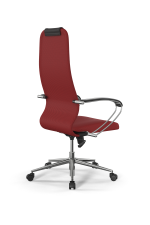 Кресло для руководителя Метта Sit 8 B1-10K - UMF(X1) /Uh02/Wh00/K1cL(M09.B23.G18.W01) (Красный)