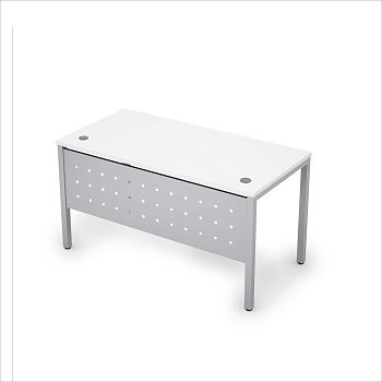 6МК.069 Стол рабочий с экраном из металла (1400x600x750)