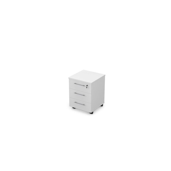 Тумба подкатная Gloss line 9НТ.004 450x450x600 (Белый премиум)