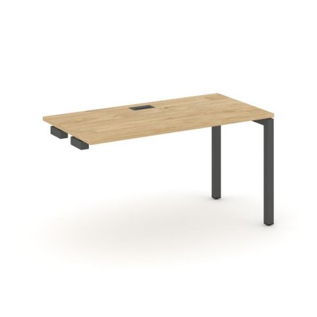 Стол-приставка к опорным элементам SN-5P.OPRS-024 (1580х800х750) (Тиквуд Светлый/Металл Антрацит)