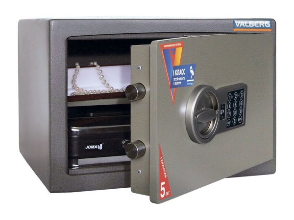 Взломостойкий сейф VALBERG КАРАТ-30 EL (Серый)