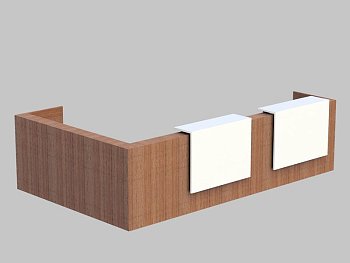 Композиция L-образная, верхний модуль лакировка Z2 Z2C25 L 3655x2055x1130