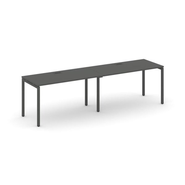 Рабочая станция 1 сторонняя SN-4P.ORS-024 (3160х800х750) (Антрацит/Металл Антрацит)